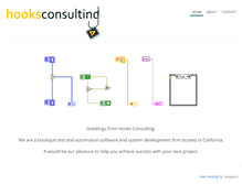 Tablet Screenshot of hooksconsulting.com